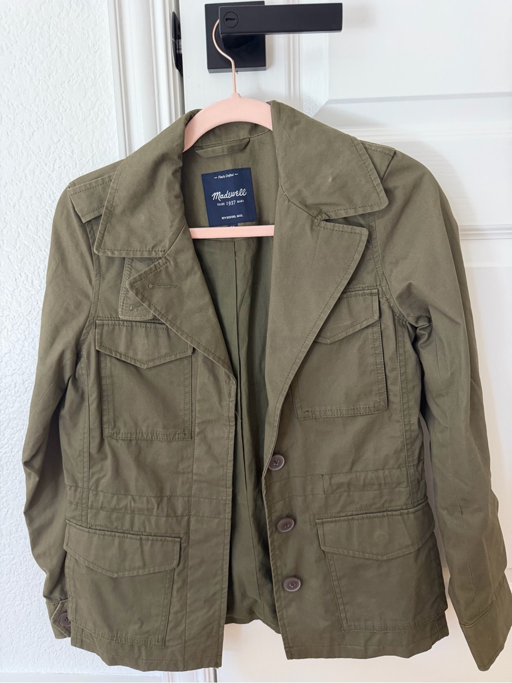 Madewell Olive Utility Field Jacket